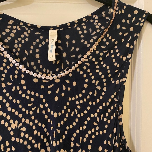 coolchange Navy Pattern Maxi Coverup - Picture 3 of 3